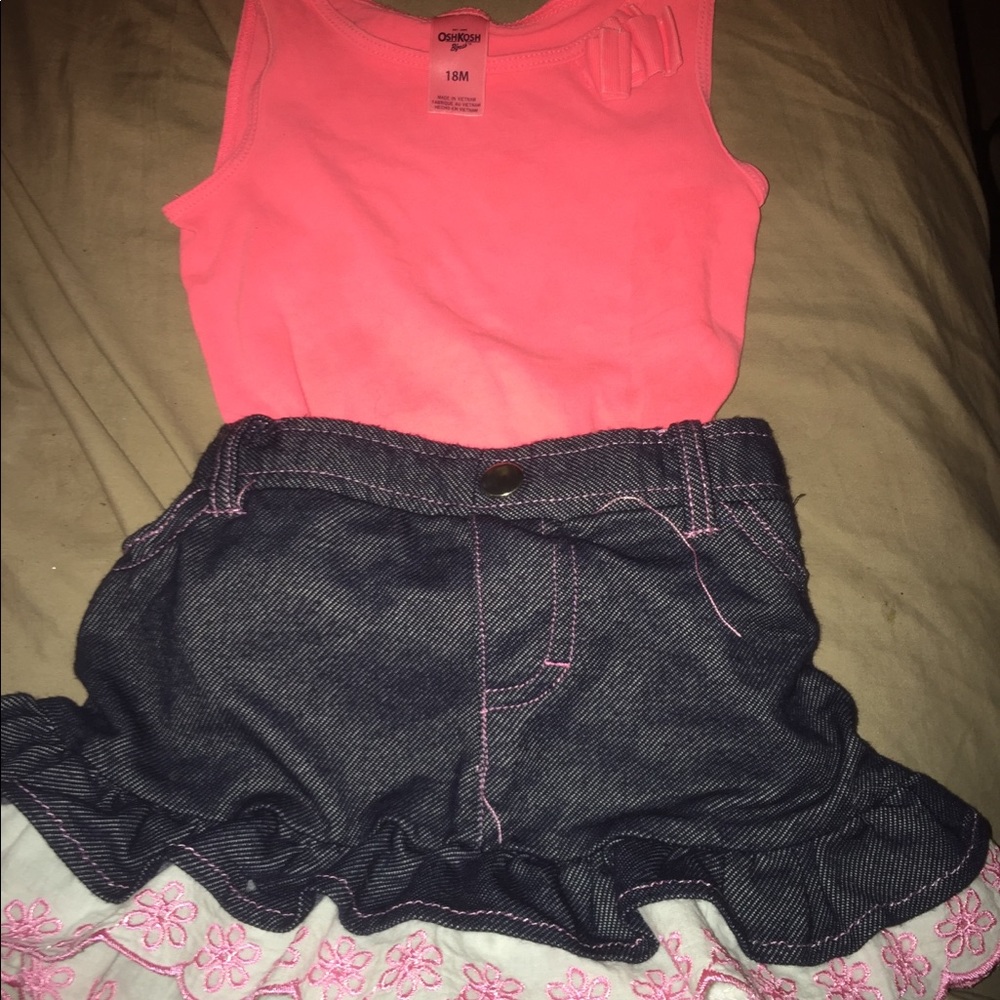 Toddler skirt set